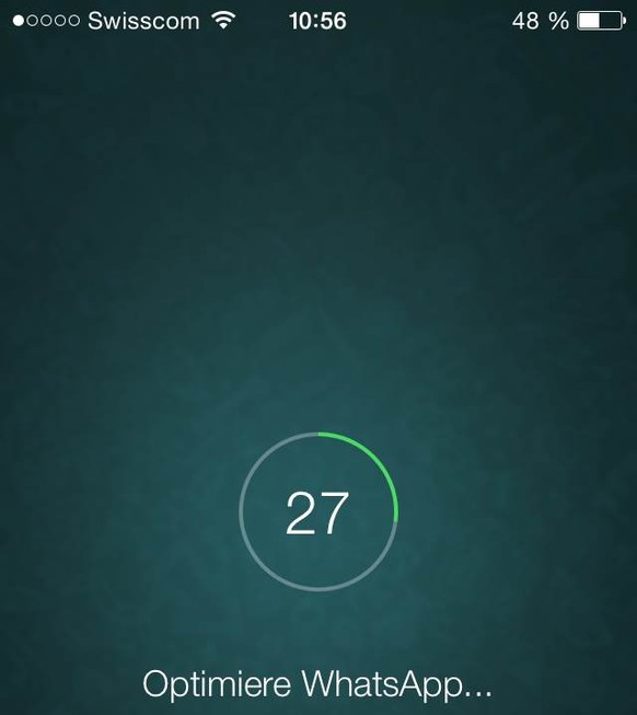 Von wegen «Optimiere WhatsApp», das aktuelle Update macht die App für viele iPhone-User unbrauchbar.