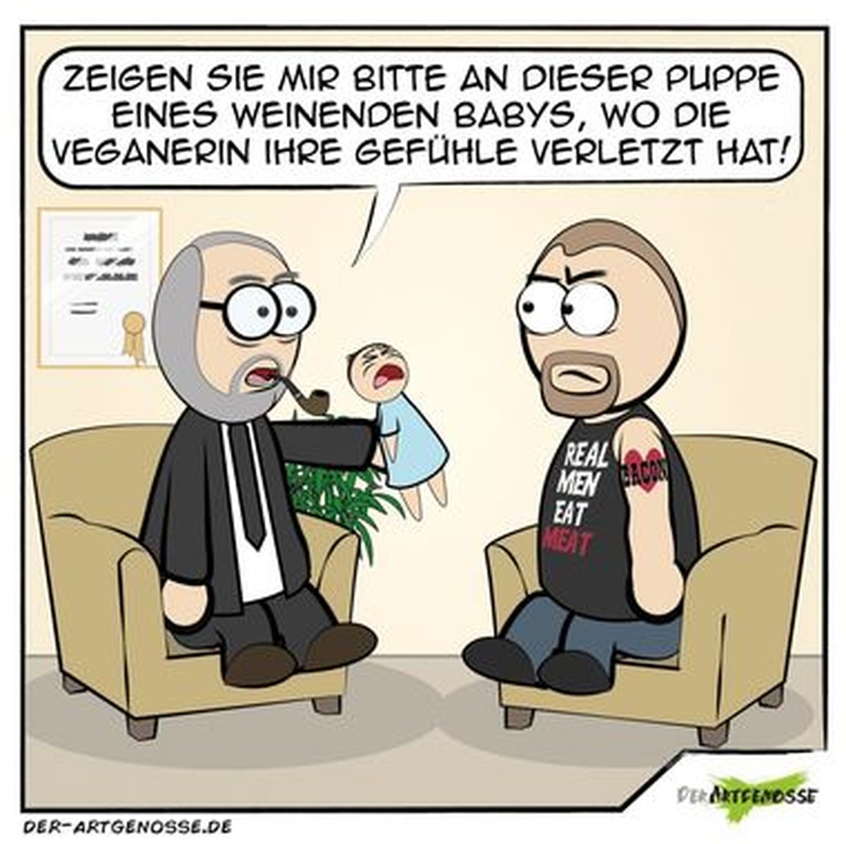 Veganer Witze Bildernull