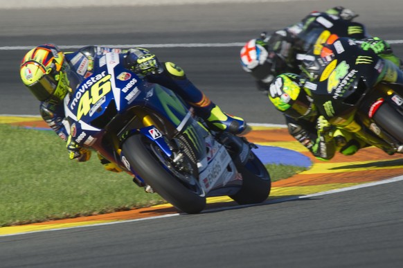 Rossi machte gestern während des Rennens 21. Plätze gut.&nbsp;<br data-editable="remove">