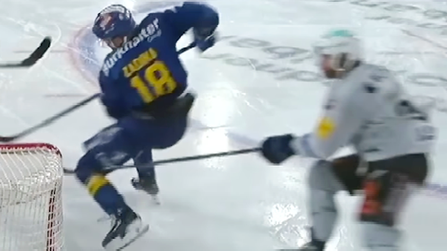 Dieser ungesühnte Stockschlag erzürnt die Hockey-Schweiz (abzüglich Freiburg)