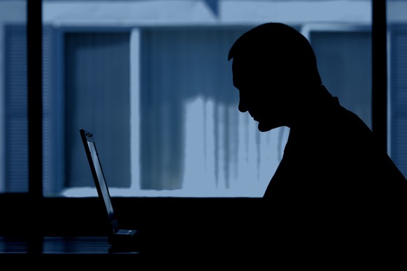 Computer Hacker Schatten
