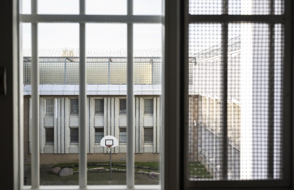 Blick in die Raeumlichkeiten des Gefaengnis Pfaeffikon anlaesslich der Jahresmedienkonferenz zum Thema Justizvollzug und Wiedereingliederung, aufgenommen am Montag, 7. November 2022 in Pfaeffikon. (KE ...