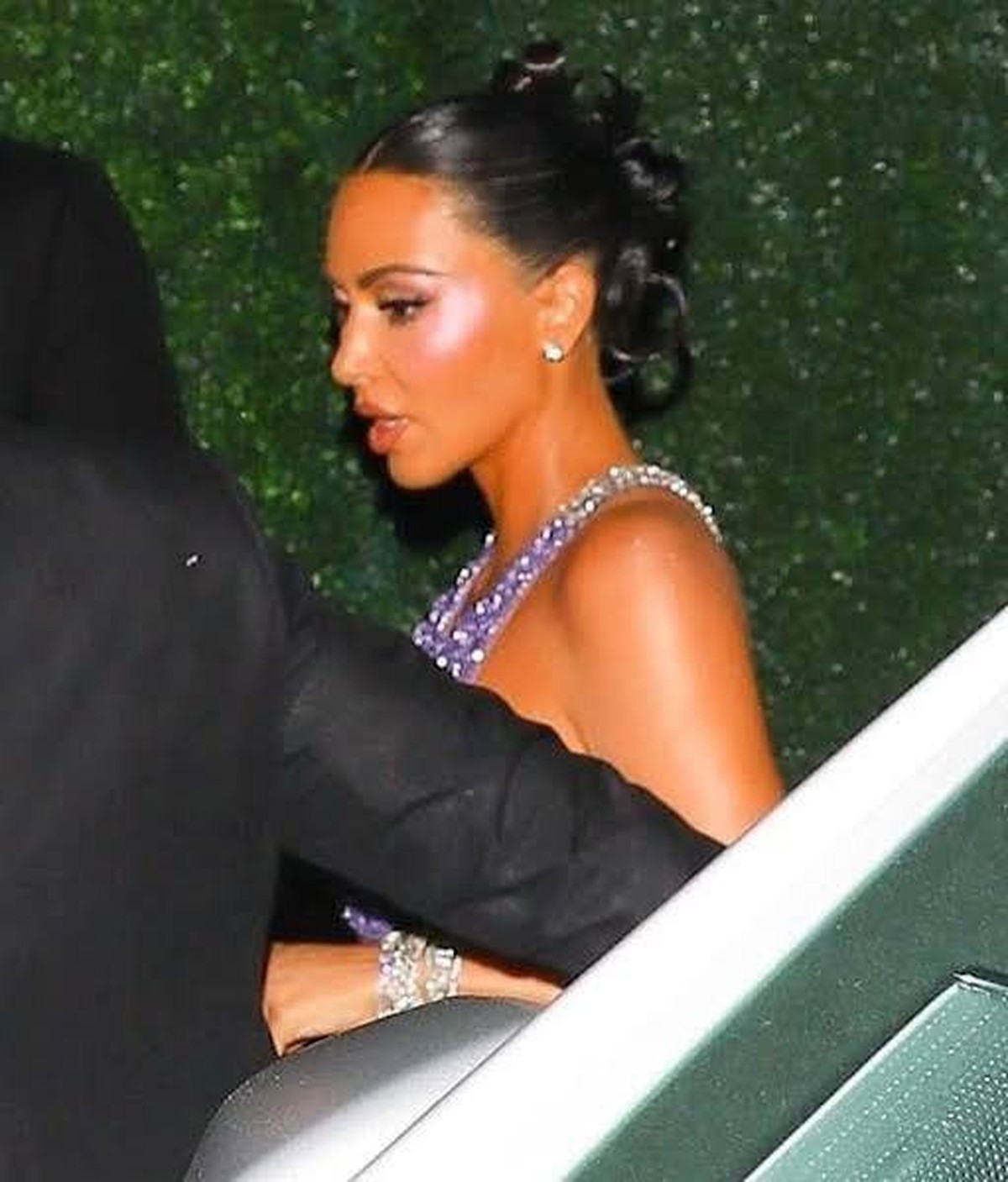 Kim Kardashian at Kris Jenner's party