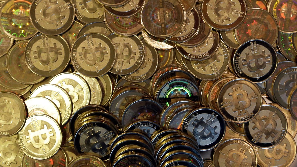 FILE - Bitcoin tokens are seen on April 3, 2013, in Sandy, Utah. (AP Photo/Rick Bowmer, File)
Bitcoin Price