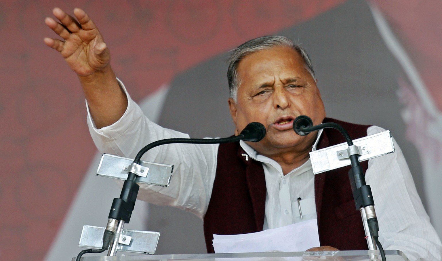 Wählergunst gewinnen: Samajwadi-Politiker Yadav.