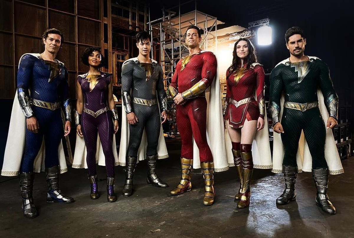 Shazam 2: Fury of the Gods mit Adam Brody und Zachary Levi