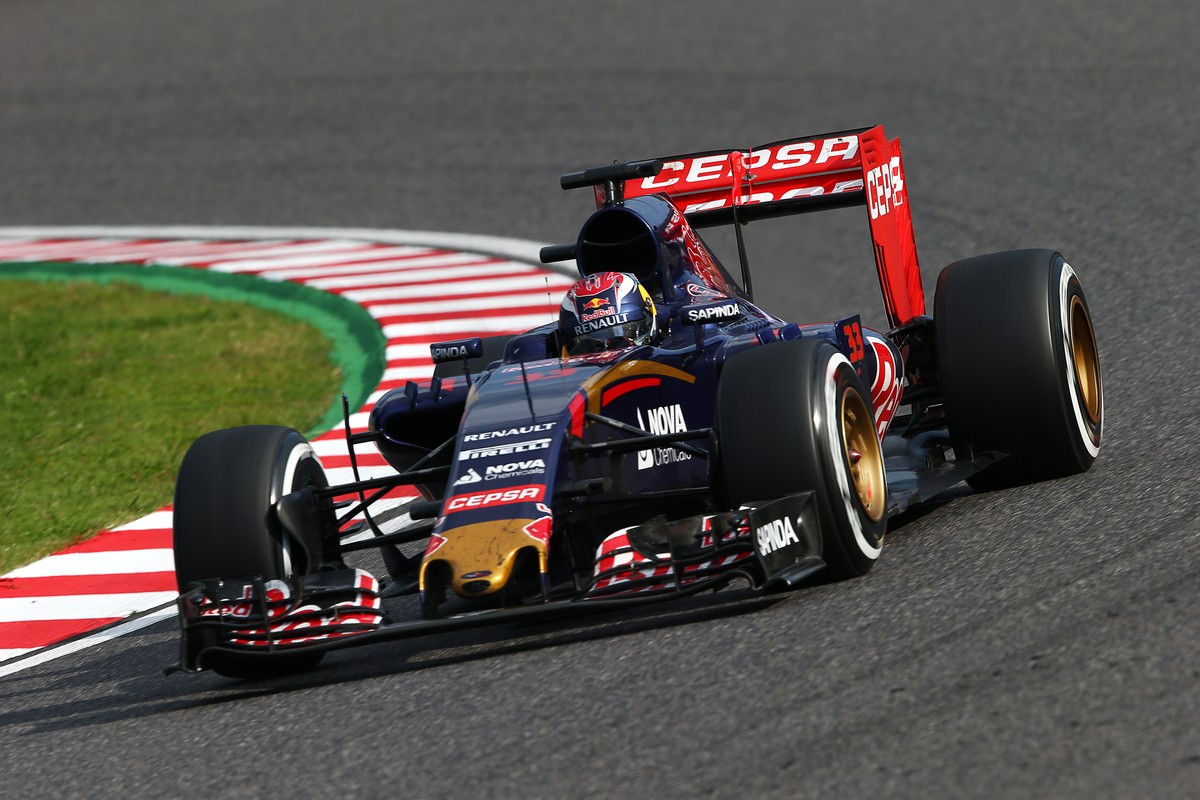 Max Verstappen an der Arbeit beim GP von Japan in Suzuka.