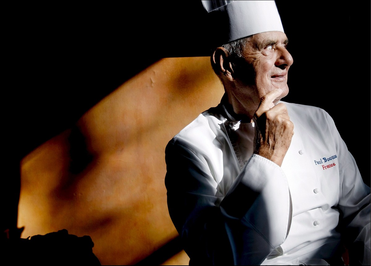 epa06456895 (FILE) - French chef Paul Bocuse poses during a visit to Amsterdam, Netherlands, 18 September 2008 (reissued 20 January 2018). According to media reports, Paul Bocuse has died aged 91. EPA ...