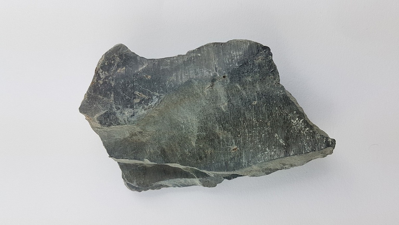 Sandstone with coal deposits from the Ibachgrave.
