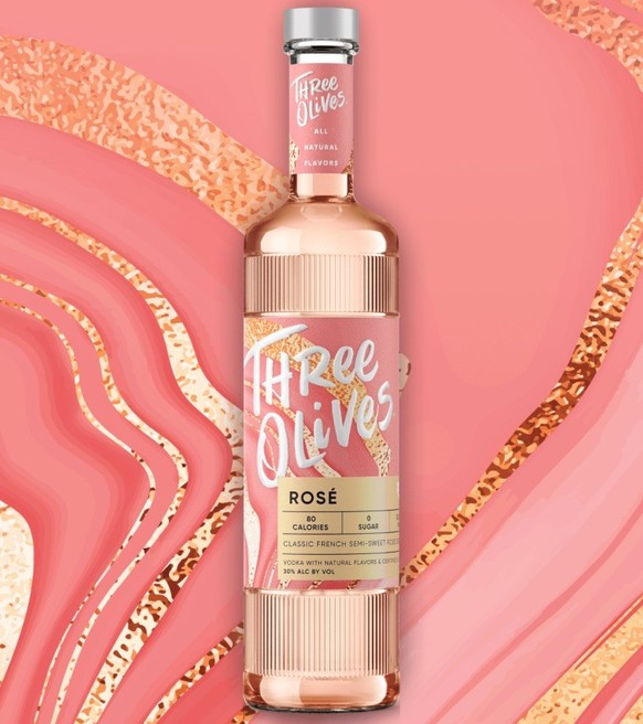 Wodka mit Rosé-Geschmack wein vodka trinken drinks https://www.threeolives.com/vodkas/rose/