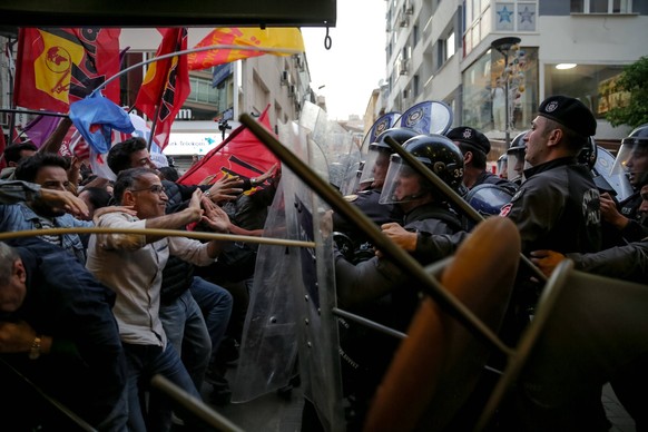 In Izmir, the press release organized by the Labor and Democracy Forces on Kibris Sehitleri Avenue in Alsancak was held to protest the denial of Abdullah Zeydan s right to be elected and the handover  ...