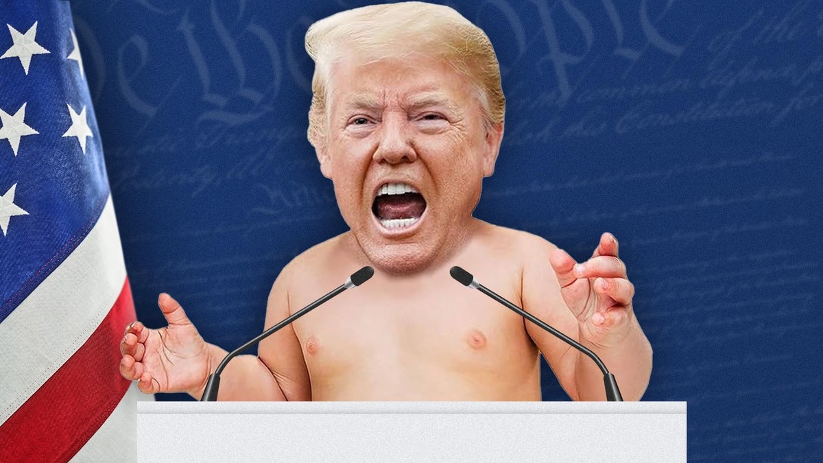 Illustration de l'article: Trump se comporte comme un morveux.