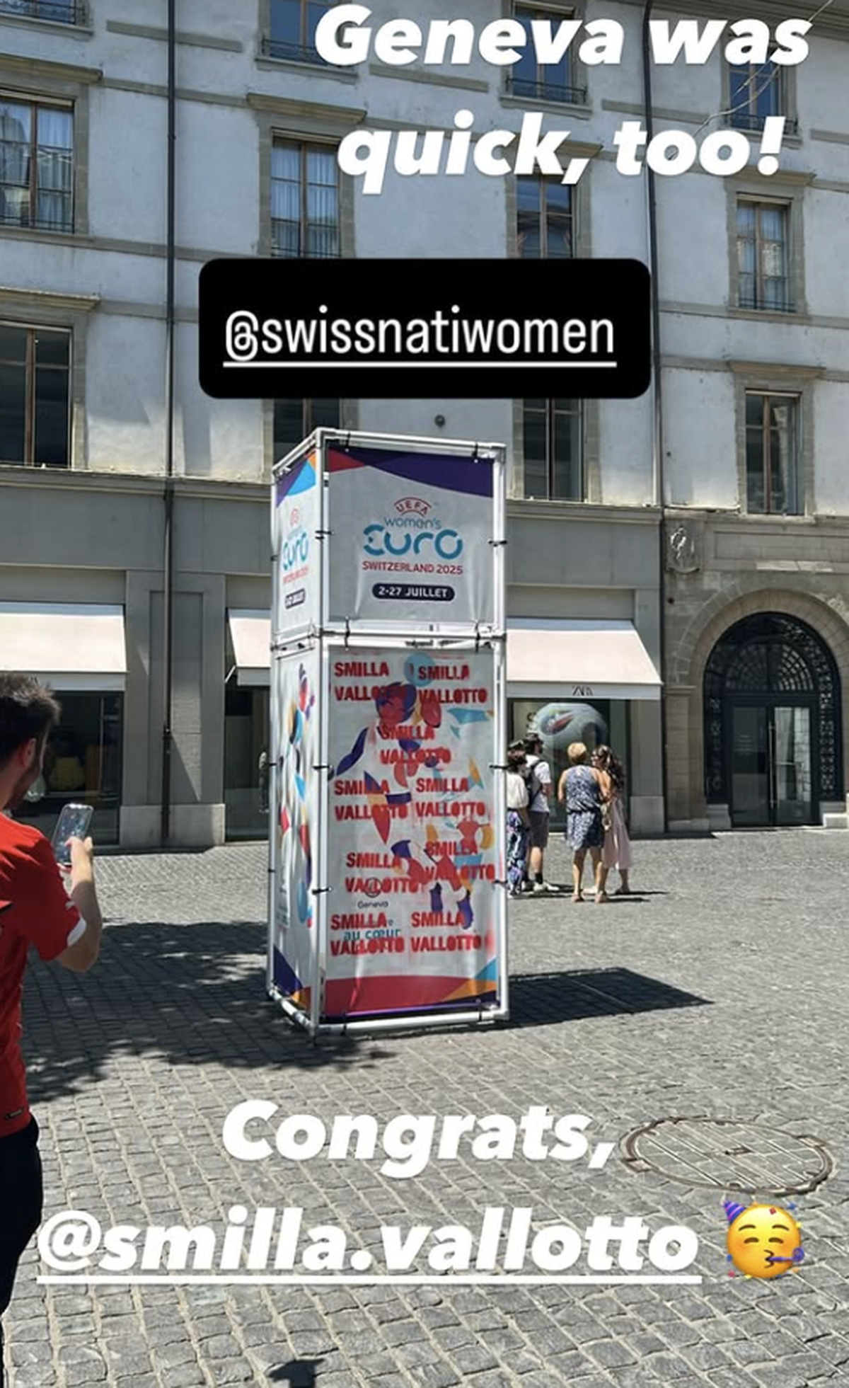 Frauen-EM 2025: Nomination Smilla Vallotto.