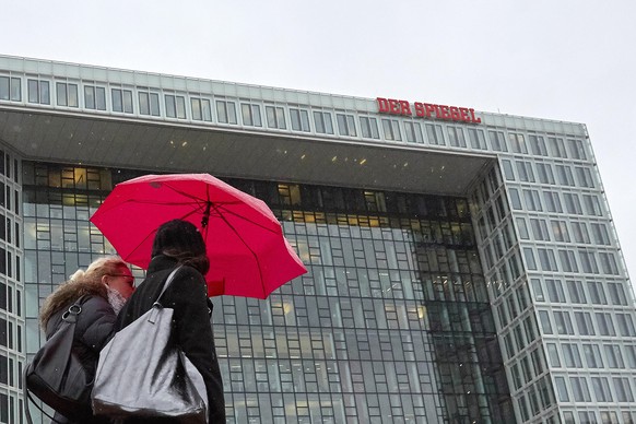 Unruhige Zeiten im Spiegel-Haupthaus in Hamburg.