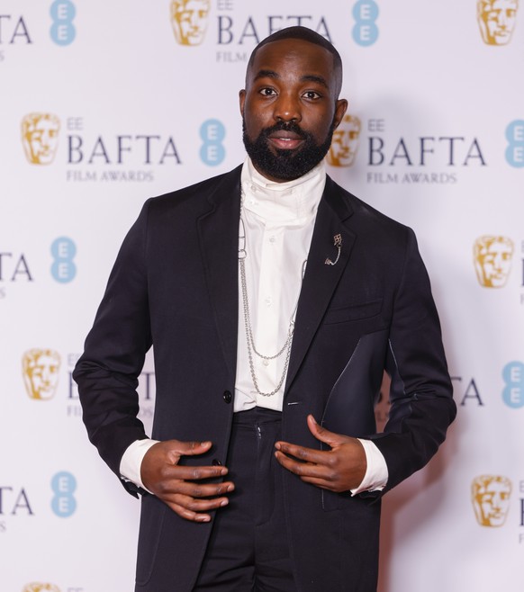 Paapa Essiedu poses for photographers at the 76th British Academy Film Awards, BAFTA&#039;s, in London, Sunday, Feb. 19, 2023. (Photo by Vianney Le Caer/Invision/AP)
Paapa Essiedu