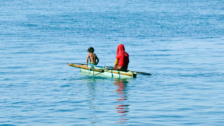Die Erwärmung der Meere entzieht dem indigenen Volk der Bajau, das vom Fischfang lebt, die Lebensgrundlage.