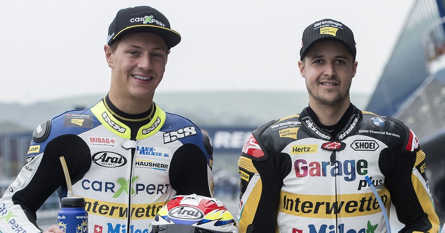 Dominique Aegerter (li.) und Tom Lüthi sind gut – aber nicht gut genug für die Moto-GP-Konkurrenz.