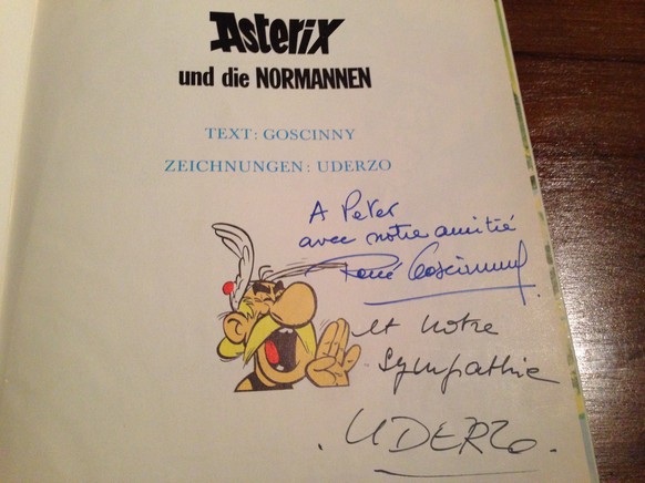 Yes, das Original-Doppel-Autogramm von Peter.