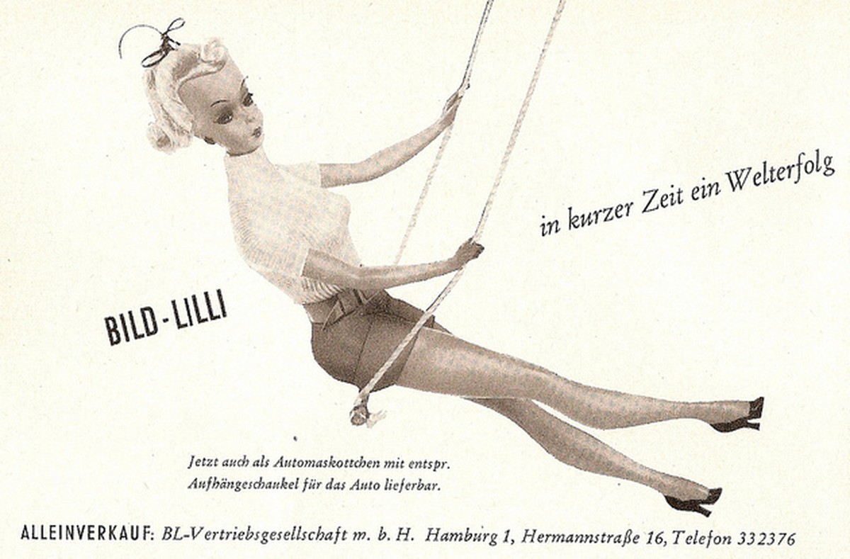 bild lilli puppe barbie vorbild http://www.andreaschewedesign.com/blog/barbies-origins