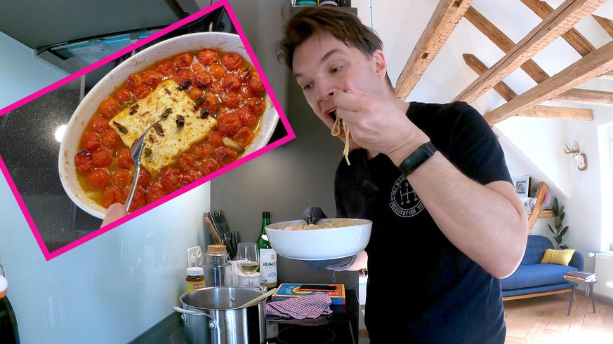 Also gut, ich mach's. Ich probiere auch mal diese virale #TikTokFetaPasta