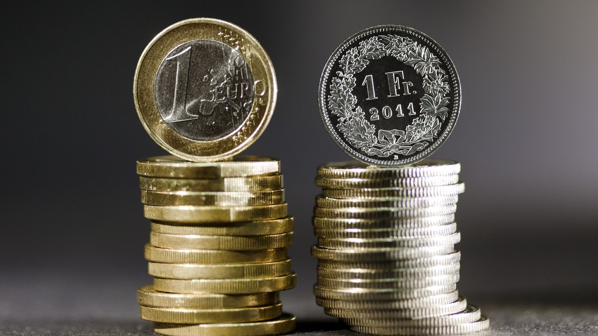 Franken legt wieder zu: Euro könnte bald unter 90 Rappen fallen