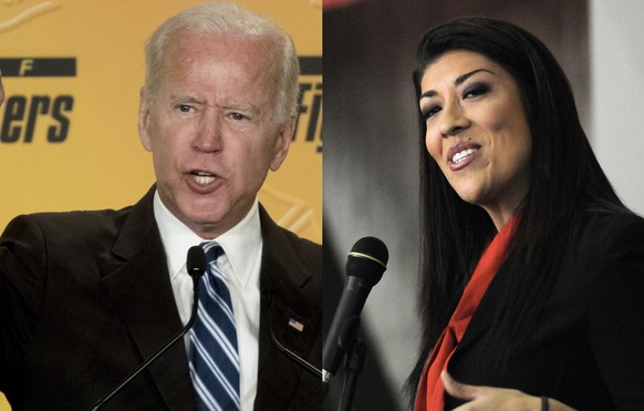 Joe Biden und Lucy Flores