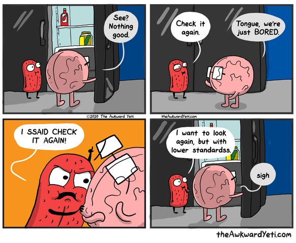 Die Wünsche der User sind unergründlich ... PICDUMP!
Tongue ist auch immer sehr relatable ;)