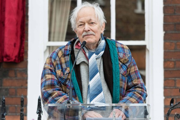 April 27, 2017 - London, London, UK - London, UK. MICHAEL PENNINGTON attends the unveiling of an English Heritage Blue Plaque at the London home of Sir John Gielgud where he lived for 31 years. London ...