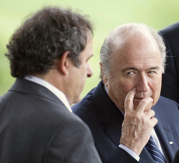 Amigos: Michel Platini und Sepp Blatter.