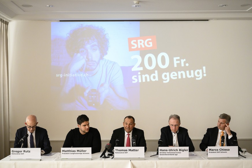 Am 1. März 2022 lancierten Vertreter der SVP die 200-Franken-Initiative. 