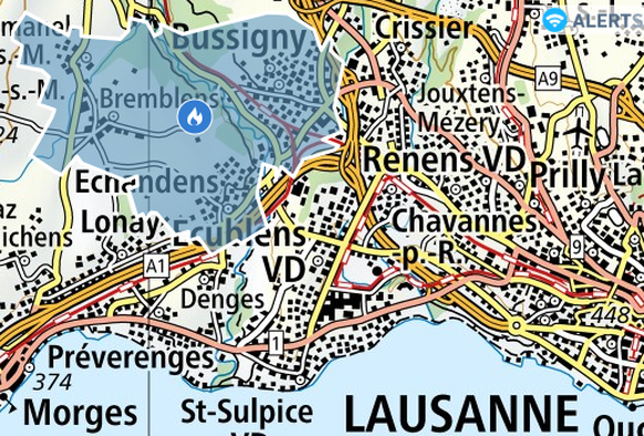 Brand bei Lausanne, 28.08.2026.
