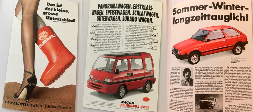 subaru schweiz werbung auto