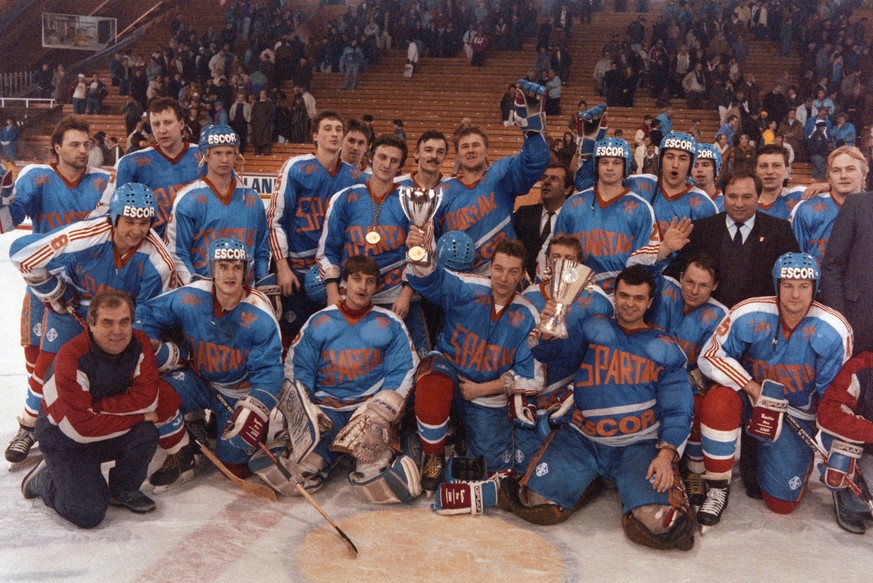Spengler-Cup-Sieger Spartak Moskau 1990.