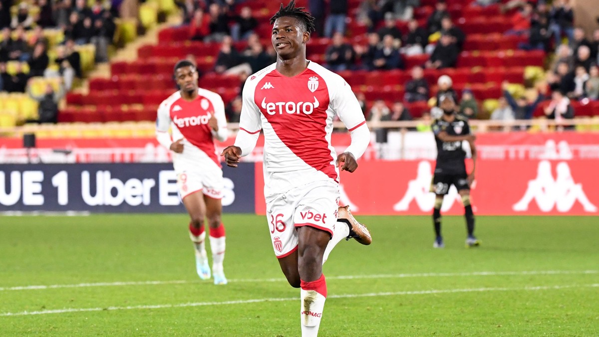 AS Monaco v AC Ajaccio - Ligue 1 Uber Eats 36 Breel EMBOLO asm during the Ligue 1 Uber Eats match between Monaco and Ajaccio at Stade Louis II on January 15, 2023 in Monaco, Monaco. Monaco Monaco NO U ...