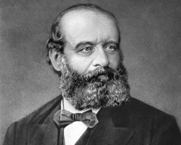 ARCHIVE --- VOR 200 JAHREN AM 20. FEBRUAR 1819 WURDE ALFRED ESCHER GEBOREN, DER SCHWEIZER POLITIKER, WIRTSCHAFTSFUEHRER UND EISENBAHNUNTERNEHMER --- Undatiertes Portrait vom Schweizer Politiker, Indus ...