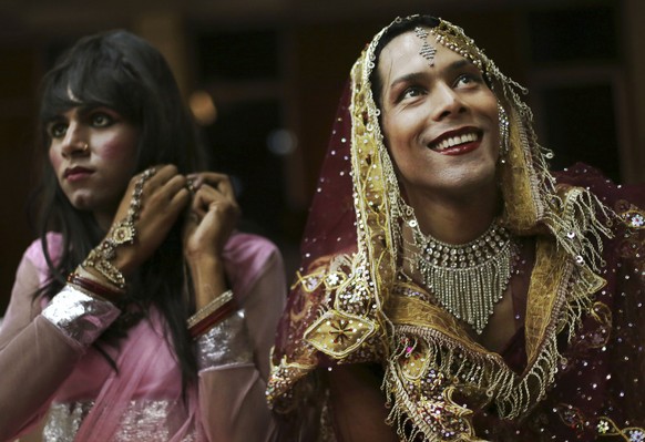 Auf dem Subkontinent weit verbreitet: die Hijras.