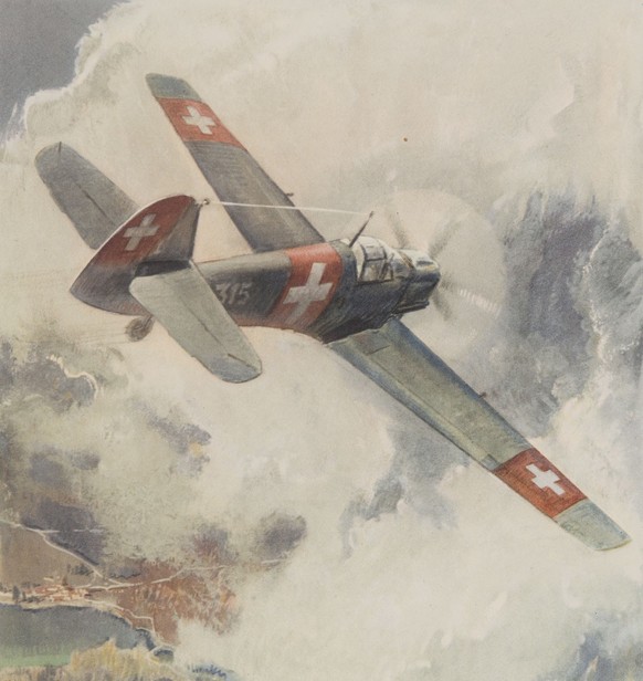 Wo die Schweizer Militärflugzeuge starteten, sollte vor dem Feind geheim gehalten werden.