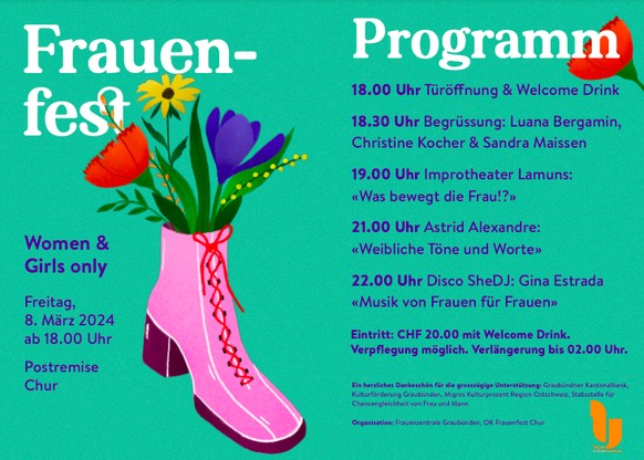 Programm Frauentag 2024 Chur