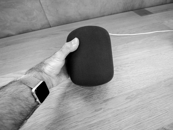 Siri steckt auch in der Apple Watch und im Lautsprecher HomePod.