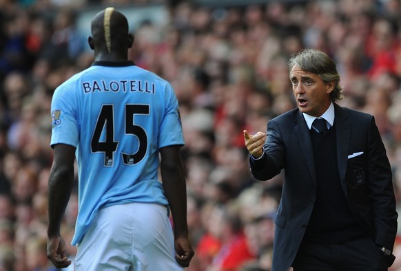 Roberto Mancini und Mario Balotelli hatten das Heu nicht immer auf der gleichen Bühne.