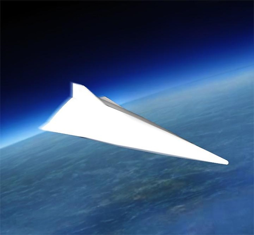 One of the Chinese hypersonic gliding vehicle projects. Its configration was first exposed by Military Report on CCTV-7.
Von 果壳军事 - Eigenes Werk, CC BY-SA 4.0, https://commons.wikimedia.org/w/index.ph ...