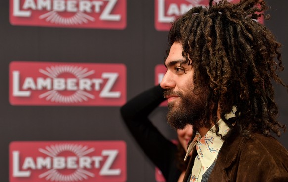 epa06484460 Noah Becker, son of German tennis legend Boris Becker attends the &#039;Lambertz Monday Schoko Night 2018&#039; by chocolate factory Henry Lambertz in Cologne, Germany, 29 January 2018. EP ...