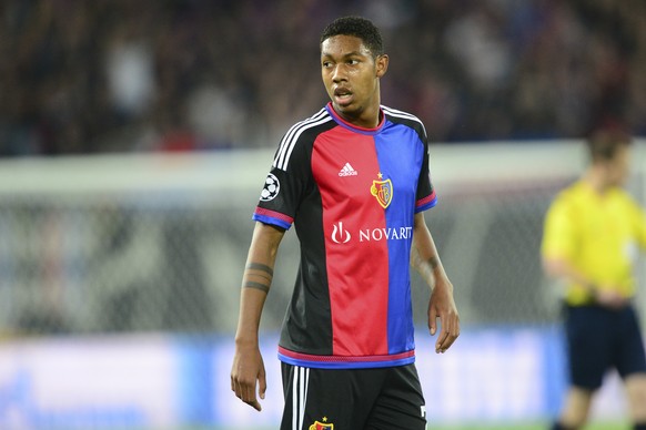 19.08.2015; Basel; Fussball Champions League Playoff - FC Basel - Maccabi Tel Aviv;
Jean-Paul Boetius (Basel) 
(Andy Mueller/freshfocus)