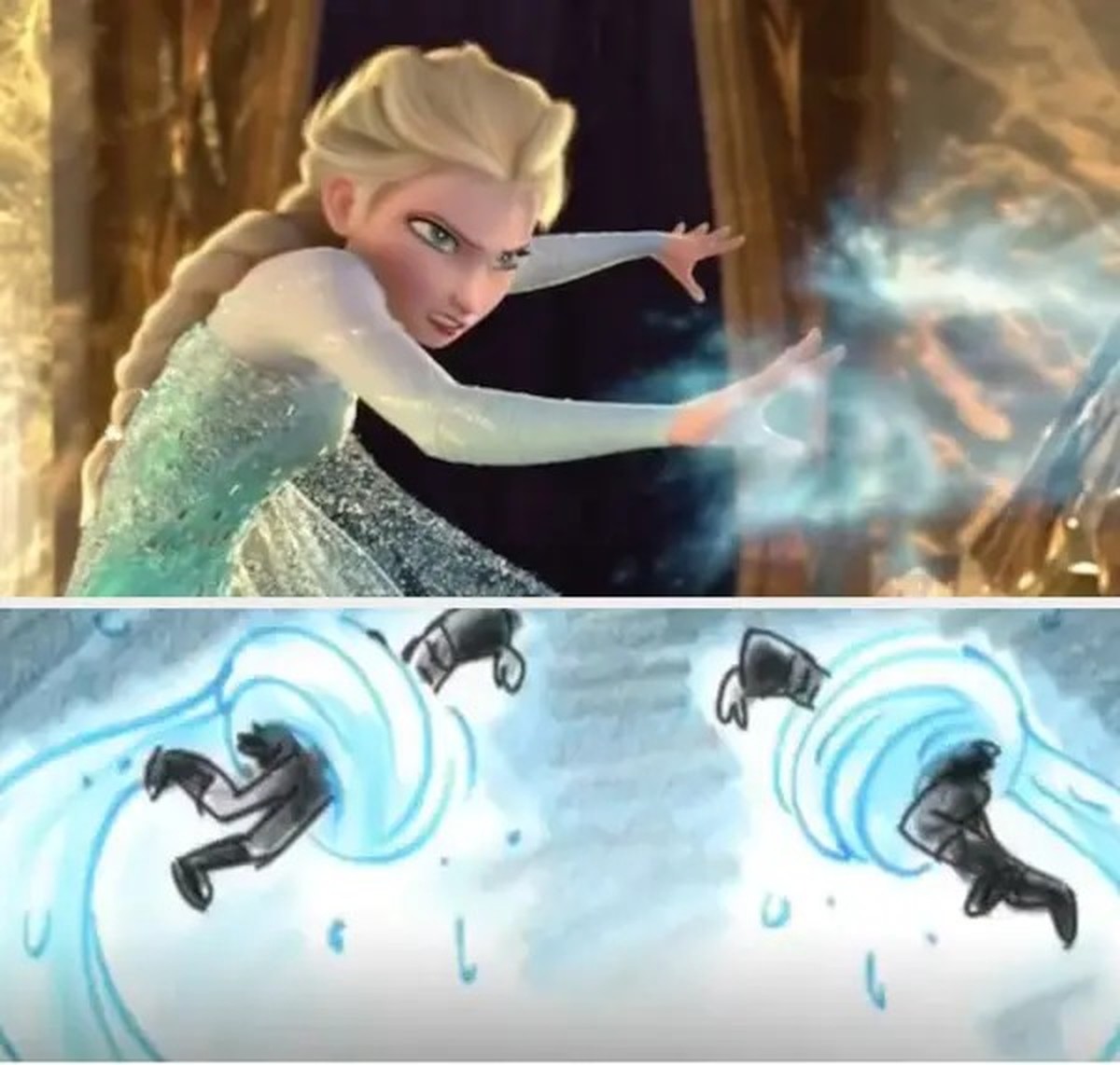 frozen