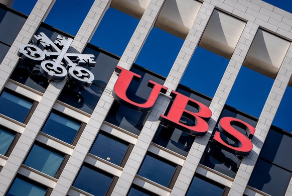 FILE - The logo of Swiss bank UBS is fixed on a building where the bank has offices in Frankfurt, Germany, Nov. 8, 2022. (AP Photo/Michael Probst, File)
Switzerland Credit Suisse Money Laundering