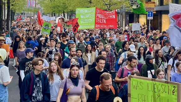 klimastreik in Zürich, 11.04.2025