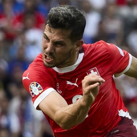 Switzerland v Italy - UEFA EURO, EM, Europameisterschaft,Fussball 2024 Remo Freuler of Switzerland scores a goal during the UEFA EURO 2024 round of 16 football match between Switzerland and Italy. Ber ...