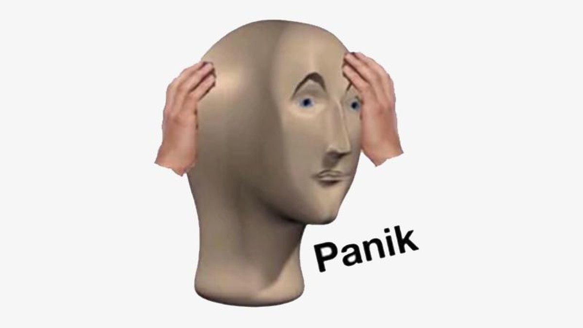 panik meme man