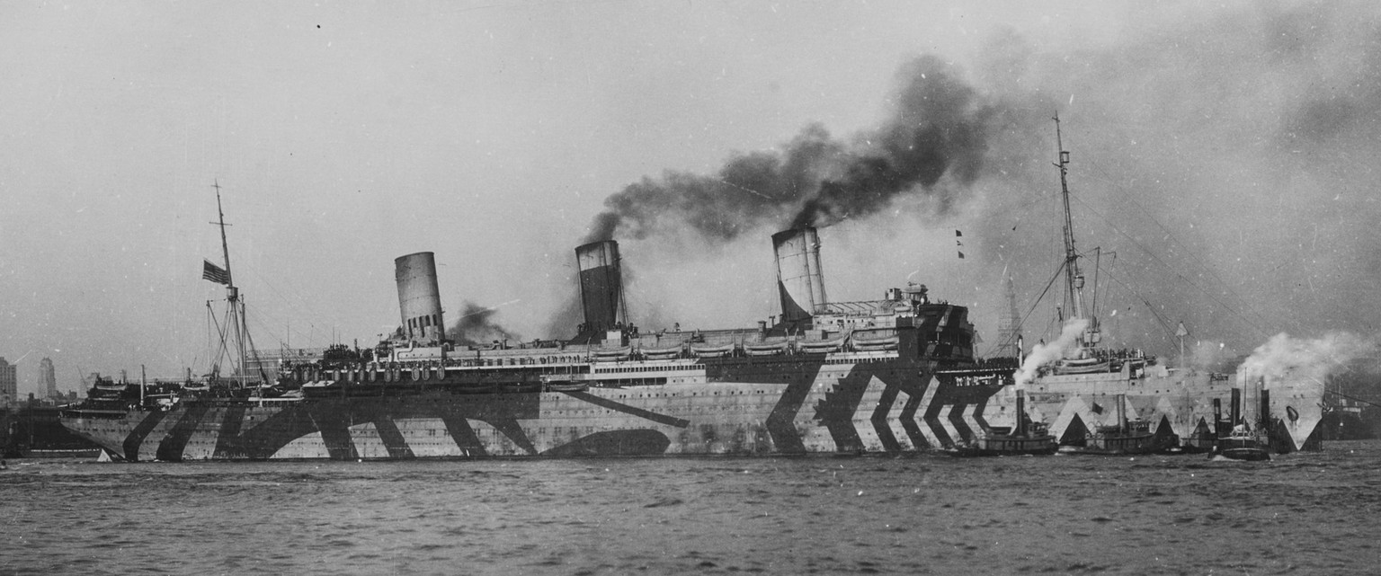 Die USS Leviathan in ihrem Tarnkleid.