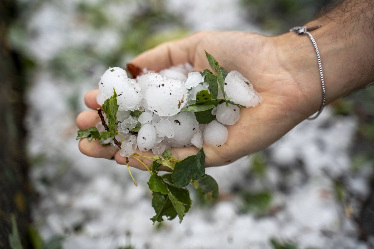Hagelkörner, Hagel (Symbolbild)